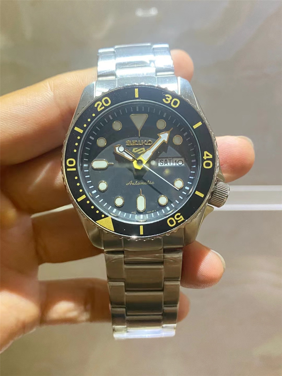 Seiko 5 Sports 24-Jewel Automatic Blue Dial Men’s Watch SRPD51