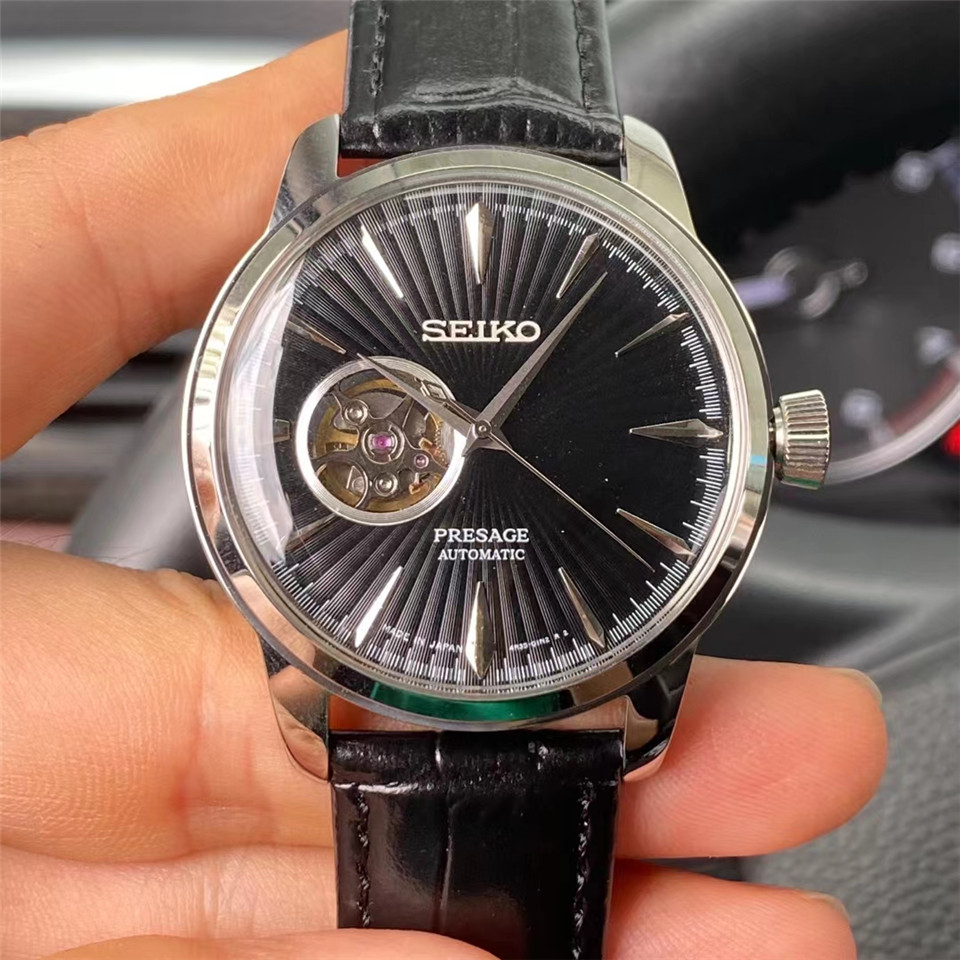 Presage Open Heart Black ssa359 – Seiko Core Presage wrist watch