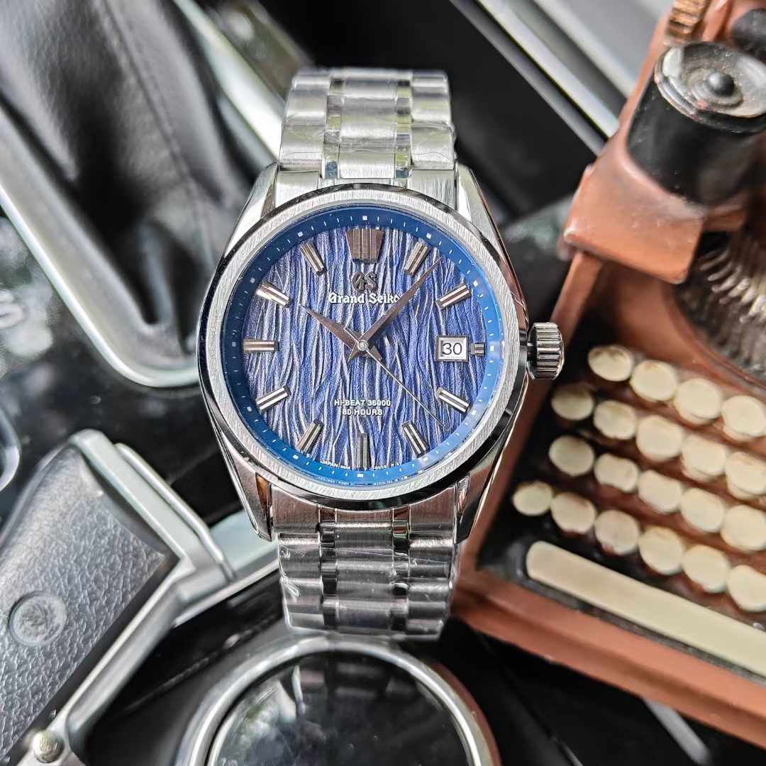 Grand Seiko SLGA007 Lake Suwa Limited Edition dial blue