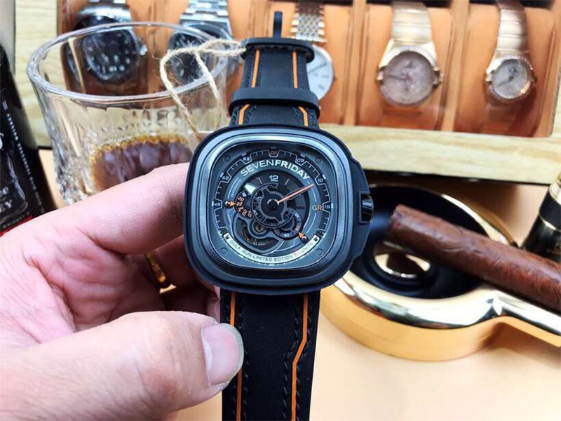 SevenFriday P3C/09 Orange Carbon Men’s Watch