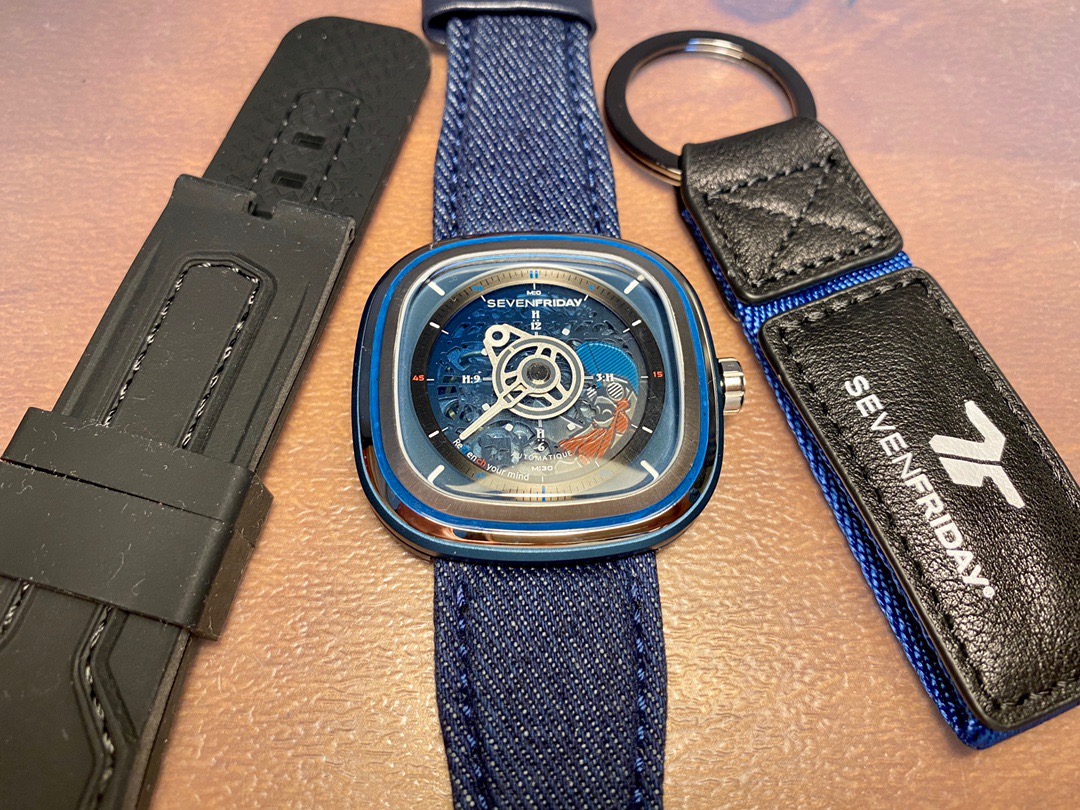 Sevenfriday T-Series T1/01 Men’s Watch for  blue wire