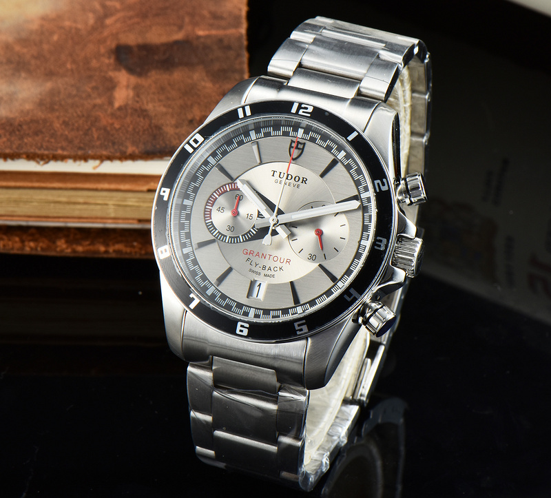 TUDOR 2013 pre-owned Grantour Flyback 42mm | Grey dial