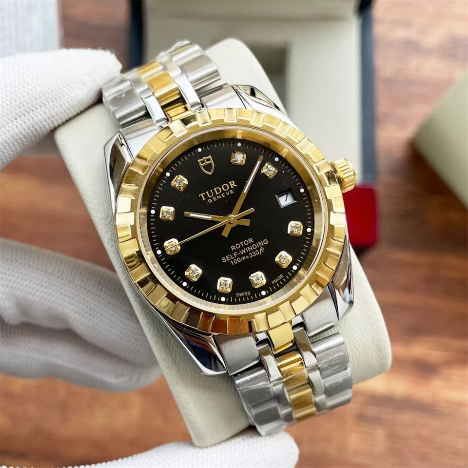 TUDOR Classic 22013 Date black Dial Automatic Ladies