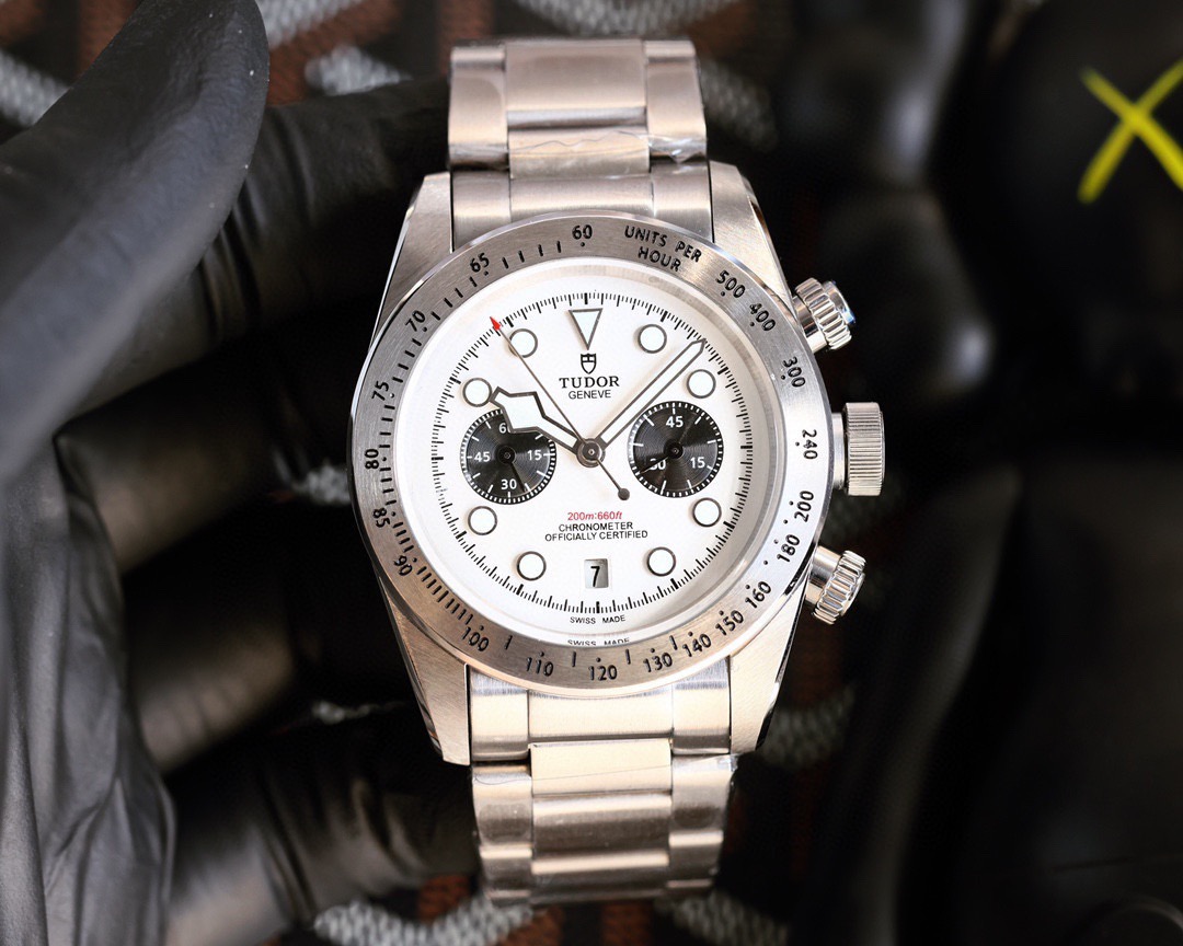 Tudor Black Bay Chrono White Dial “Panda” 41mm