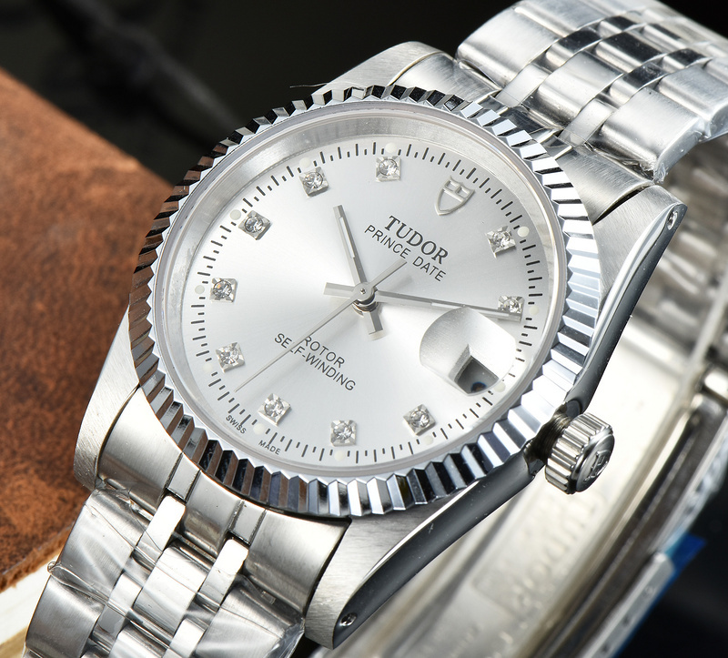 Tudor Prince Date 74034 White gold and Stainless steel Silver