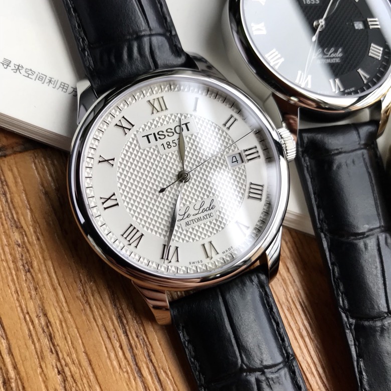 Tissot Le Locle Silver Men’s Watch – L164/264-1 for dial white