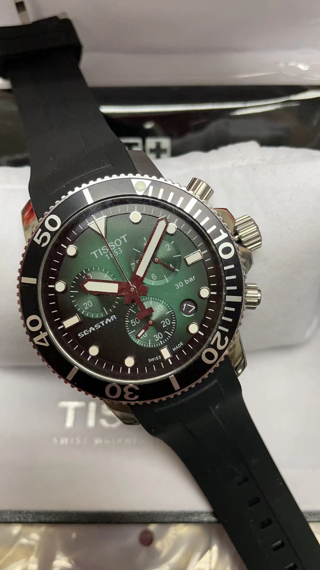 Tissot Seastar 1000 Quartz Men’S Watch Green Tisso