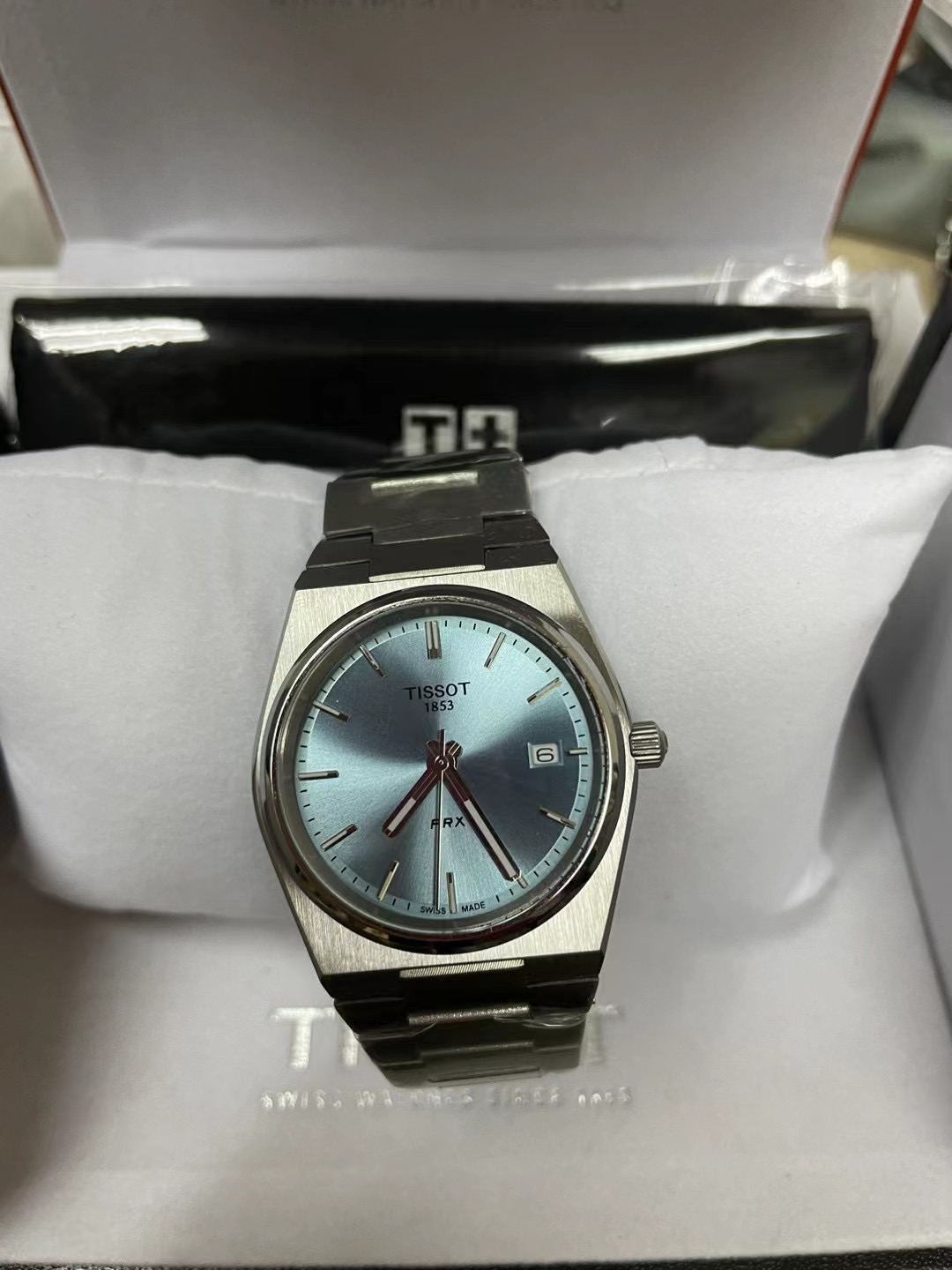 Tissot PRX 35 Quartz Blue Dial Ladies Watch T1372101135100