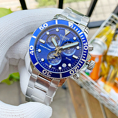 Tissot Men’s Seastar 1000 Blue Dial Watch – T1204171104100
