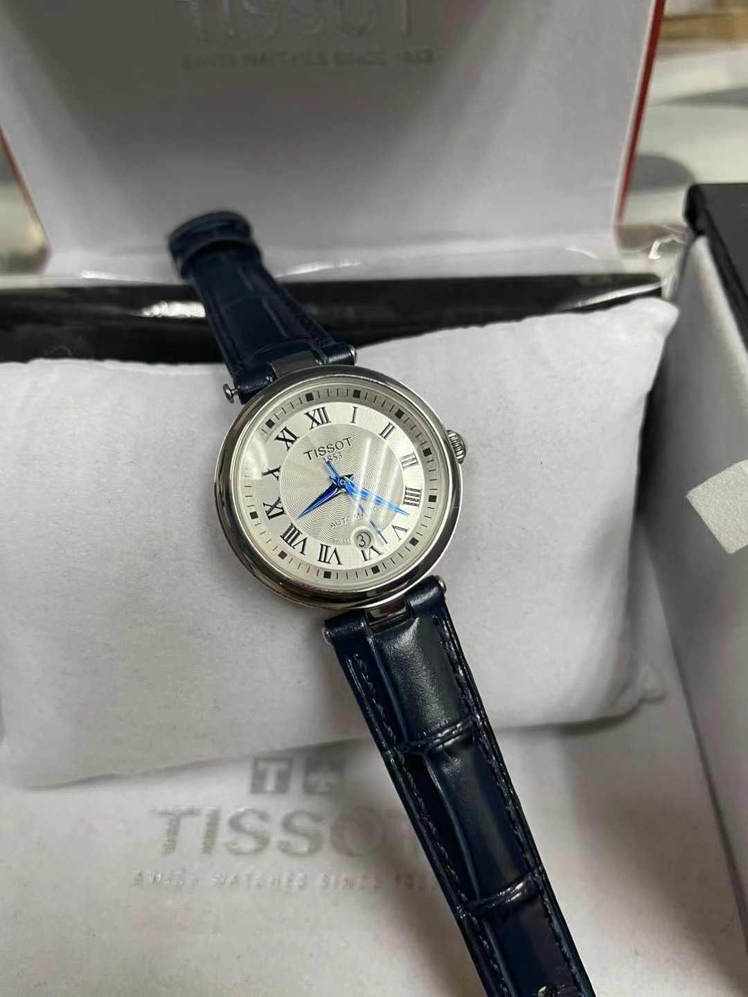 Tissot Bellissima automatic | Model T1262071601300 | black leather strap