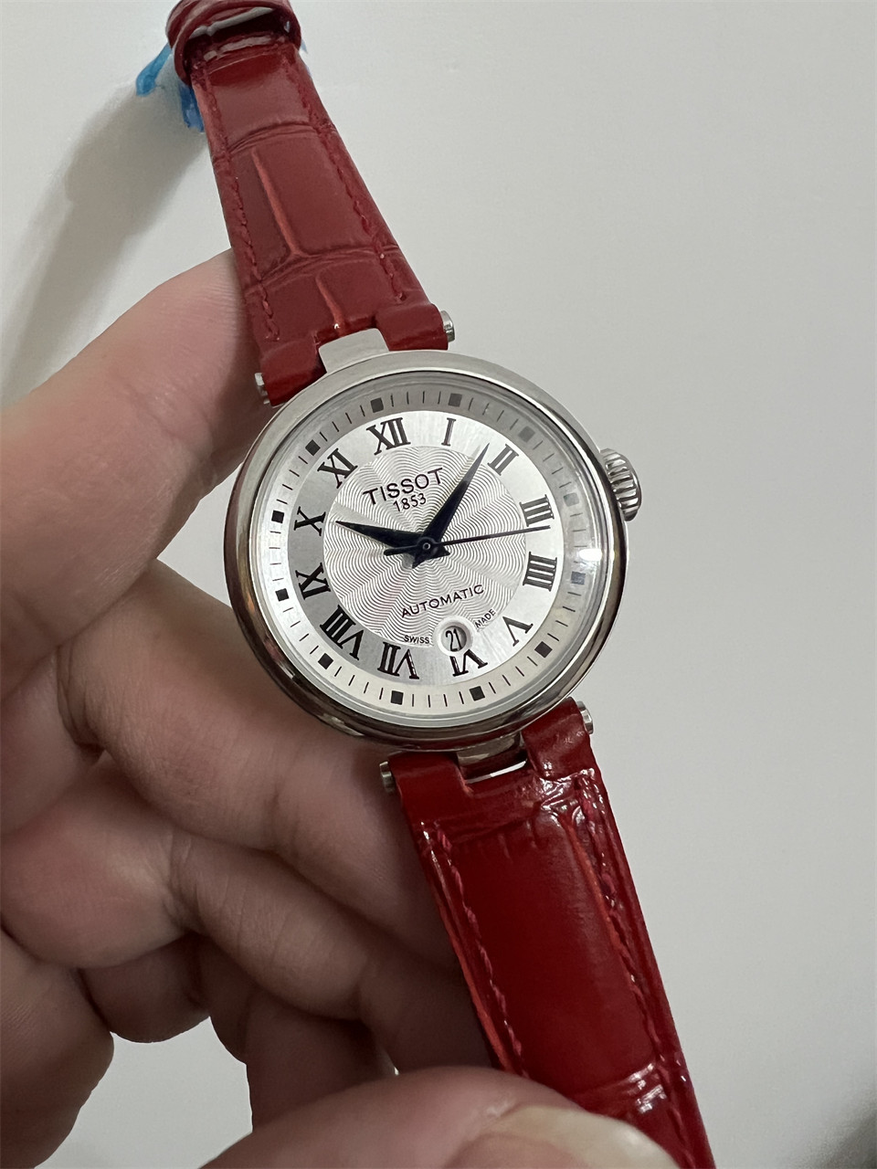 Tissot Bellissima automatic | Model T1262071601300 | red leather strap