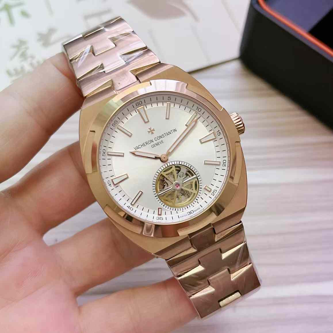 Vacheron Constantin Overseas Tourbillon dial white
