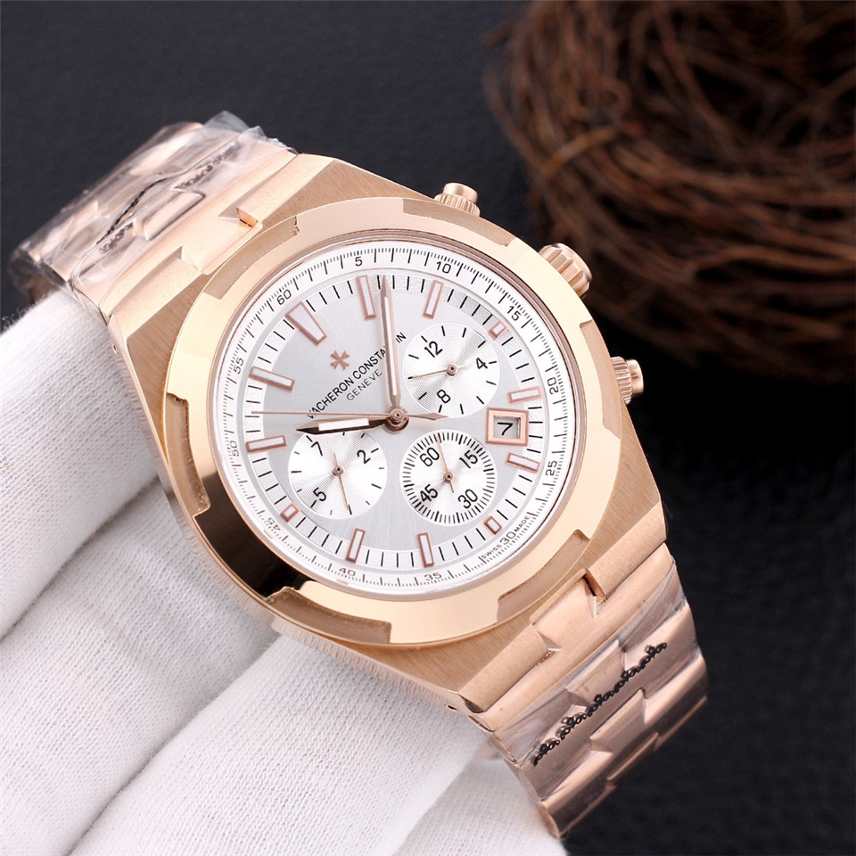Vacheron Constantin Overseas Chronograph 49150/B01R-9338 dial white