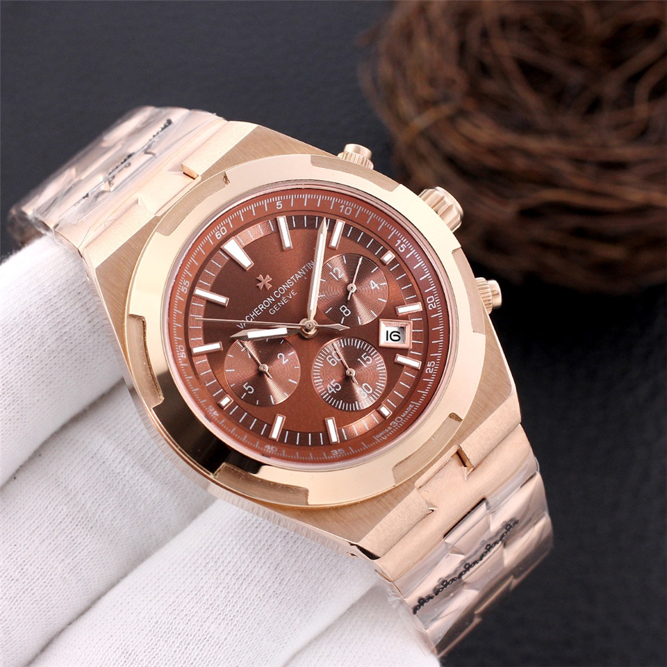 Vacheron Constantin Overseas Chronograph 49150/B01R-9338 brown dial