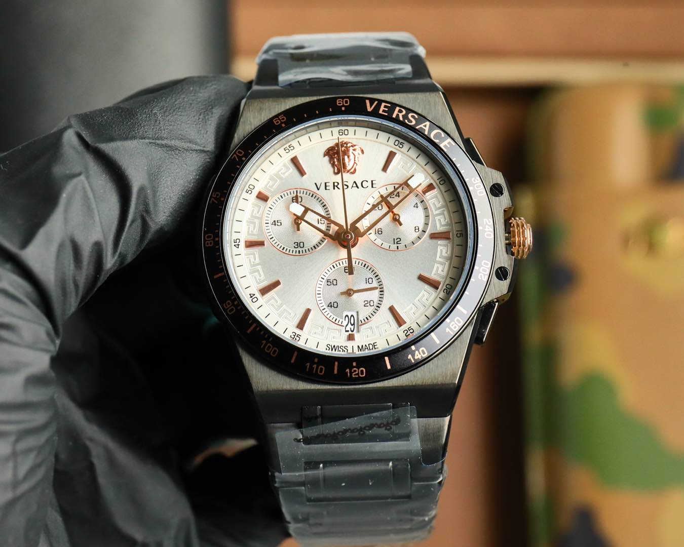 Versace Greca Extreme VE7H00123 45mm in Stainless Steel