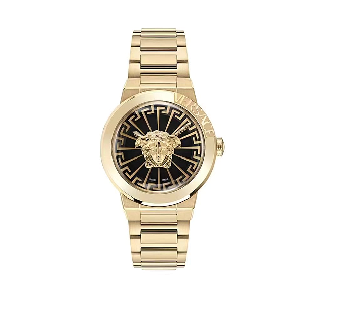 Versace Women’s Swiss Medusa Infinite Gold Ion Plated Stainle