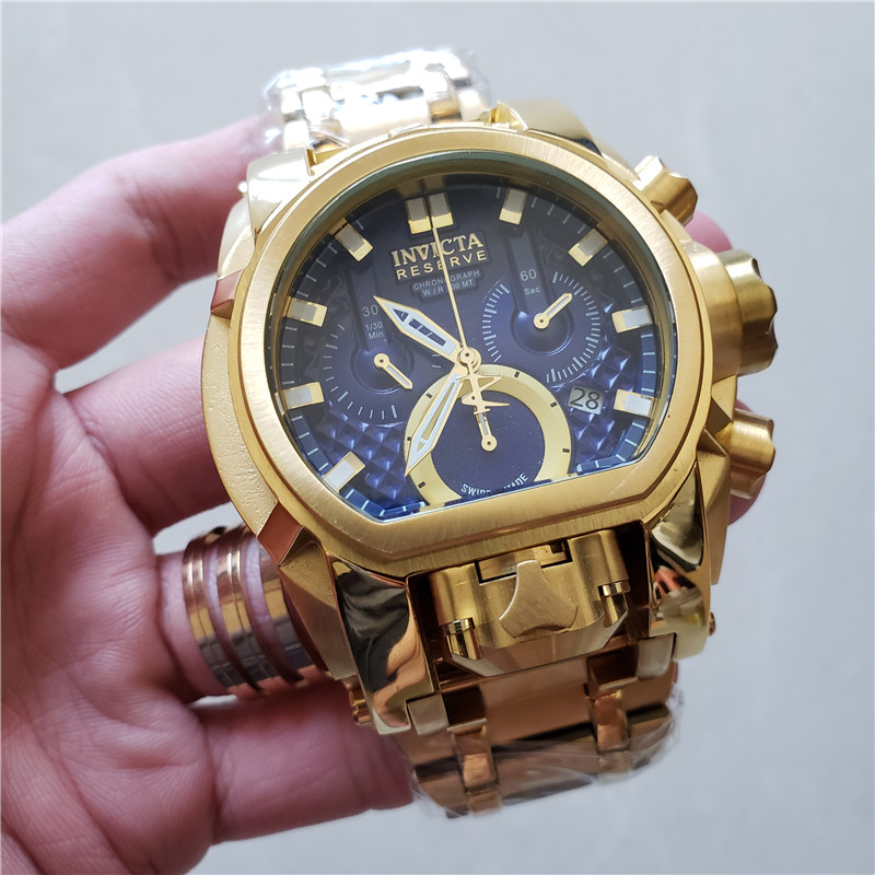 Invicta Bolt Zeus Magnum Men’s Watch – 52mm, Gold