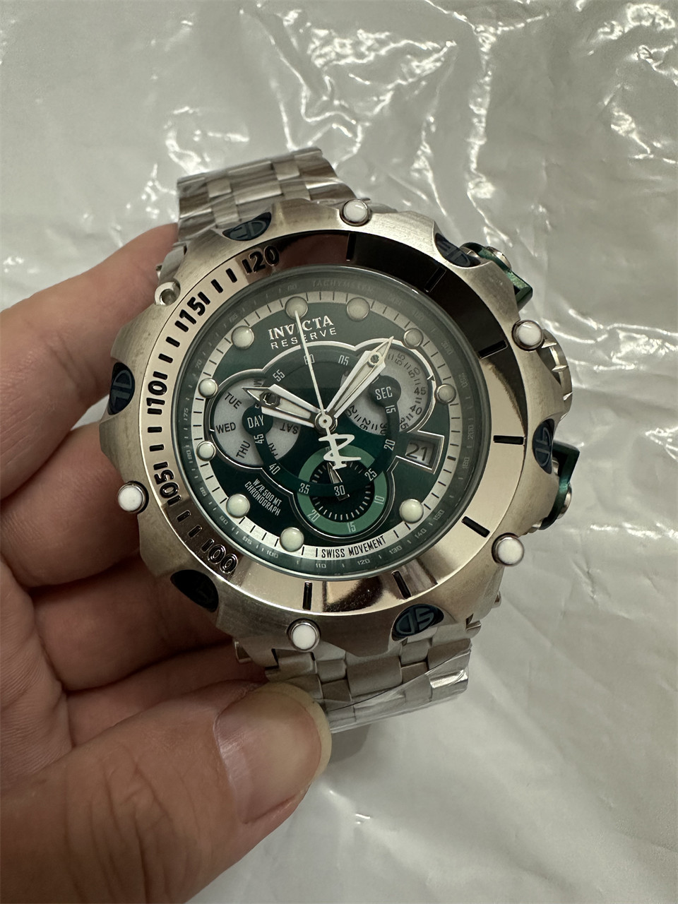 Invicta Reserve Green/Steel Ø51 mm
