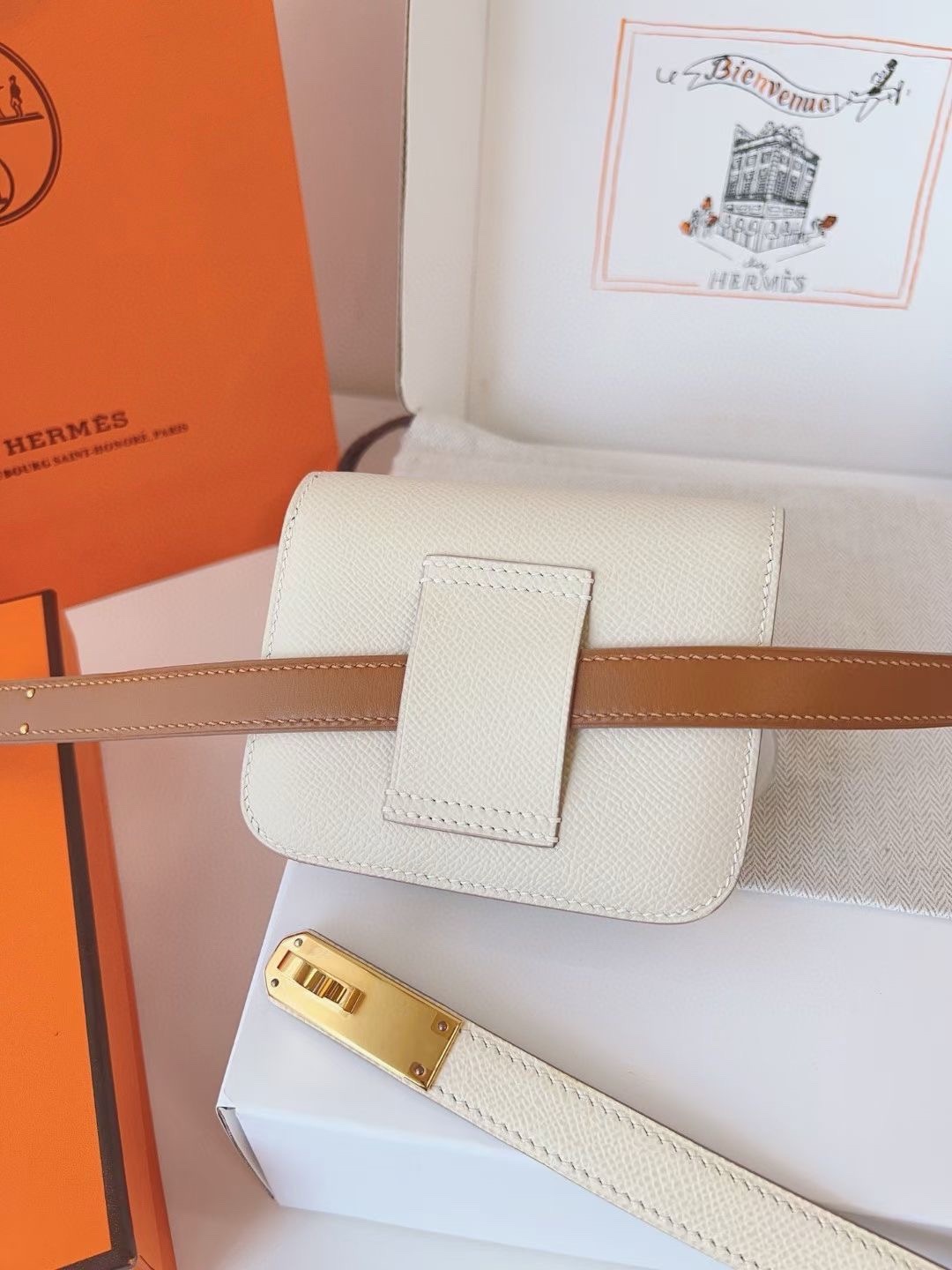 kelly belt high-end mini kangkang bag tofu bag 9